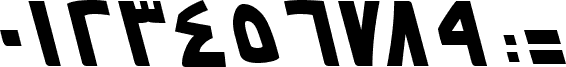 Preview of the B Nasim Bold font