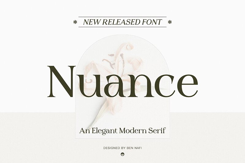 Nuance Schriftart