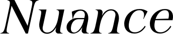 BN Nuance Italic Free