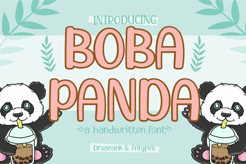 Boba Panda Czcionka