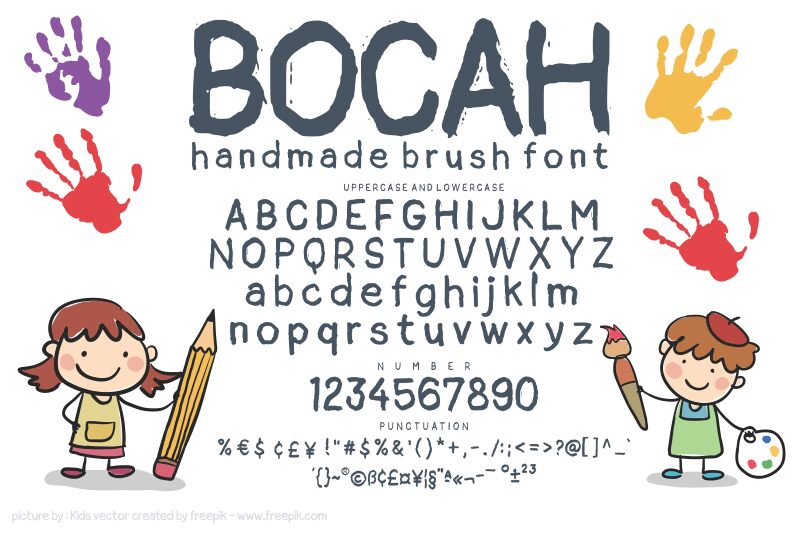 Bocah Druh písma