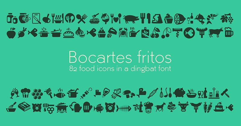 Bocartes fritos Czcionka
