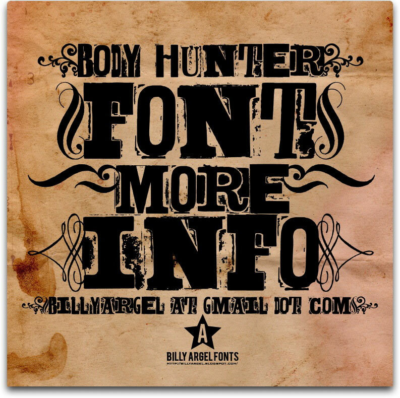 BODY HUNTER Font