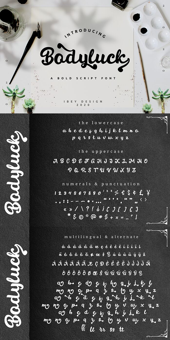 Bodyluck Schriftart