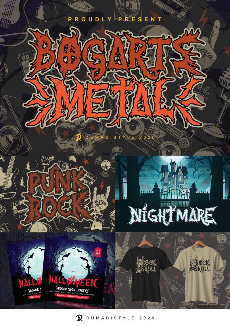 Bogarts Metal Carattere