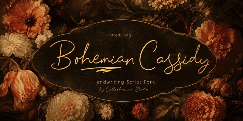Bohemian Cassidy Personal Use R — Presentazione del carattere