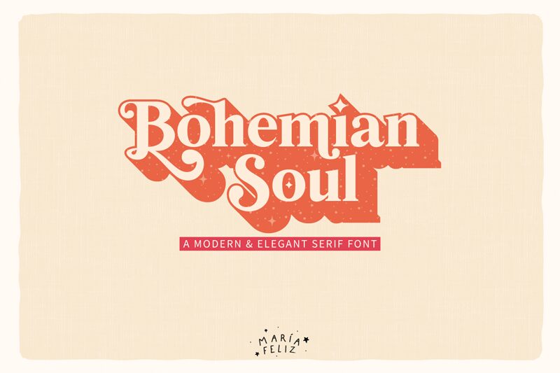 Bohemian Soul Schriftart