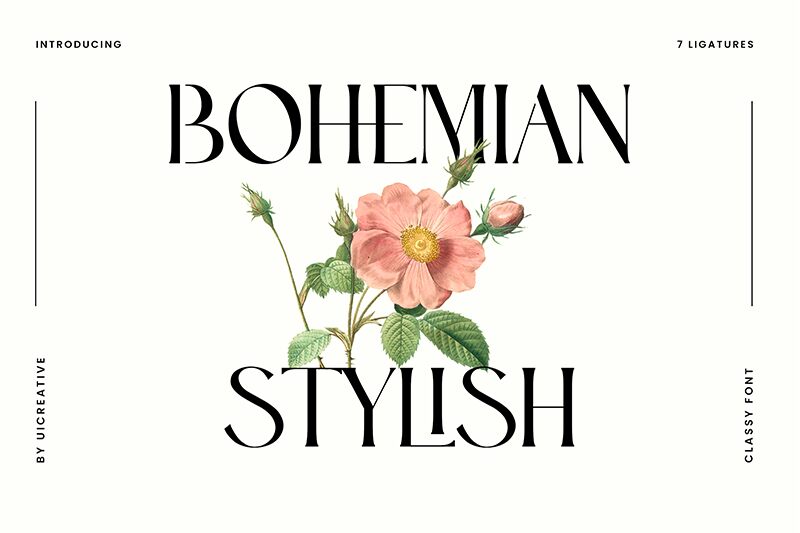 BohemianStylish 字体