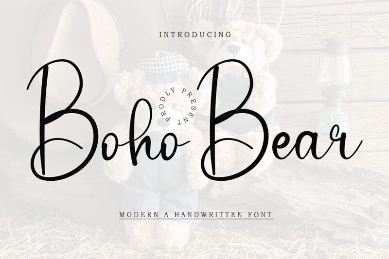 Boho Bear الخط 