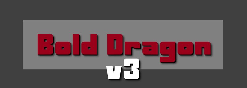 Bold Dragon Schriftart
