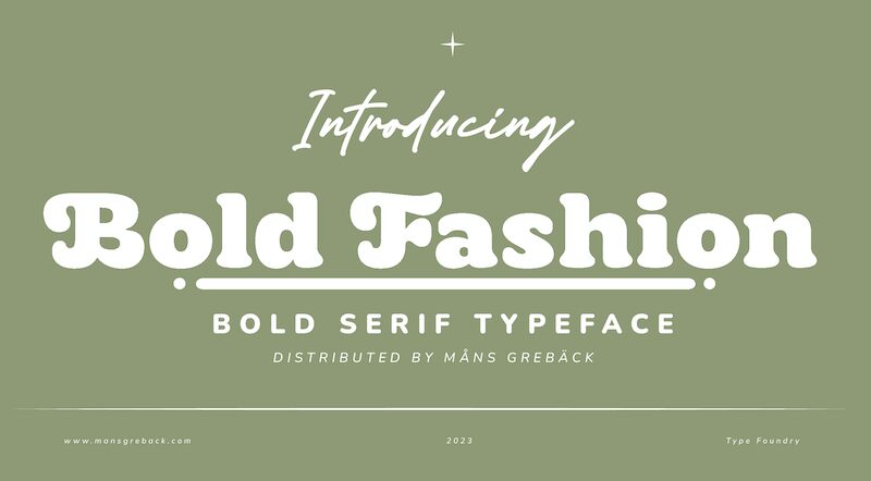 Bold Fashion Czcionka