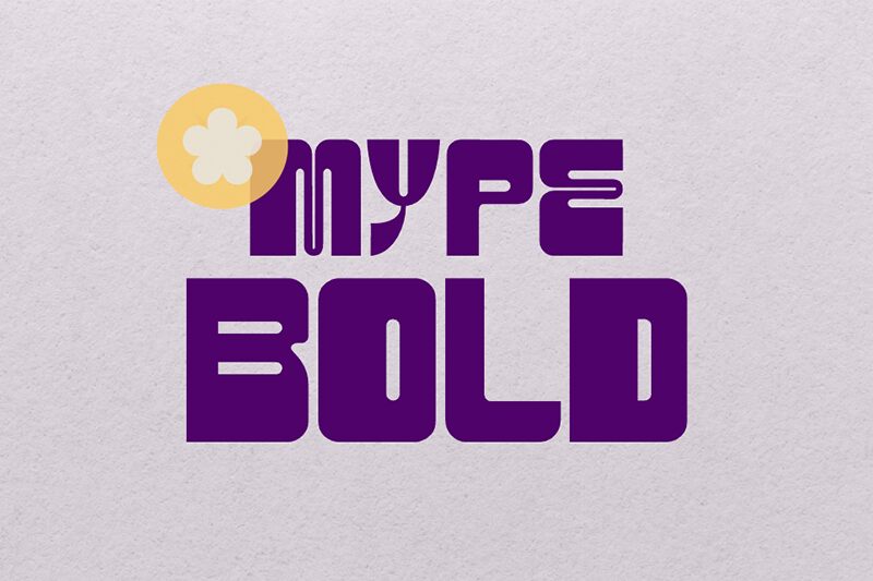 BOLD MYPE Druh písma