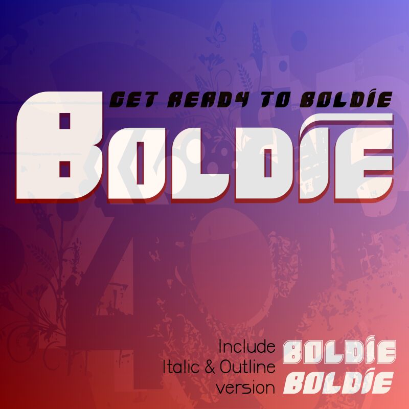Boldie Czcionka