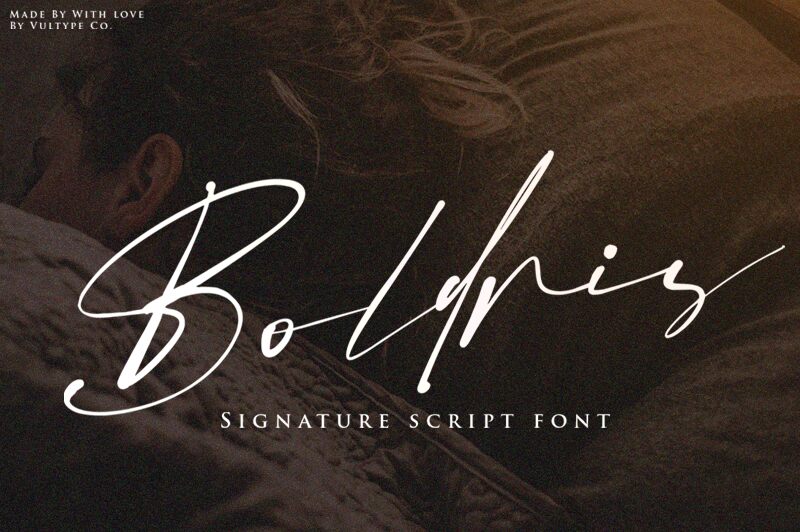 Boldris Schriftart