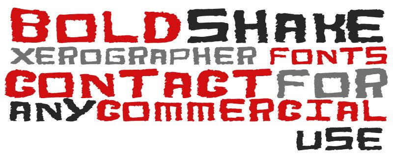 BoldShake Czcionka