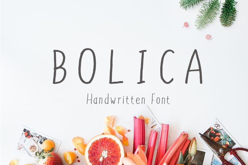 BOLICA Schriftart