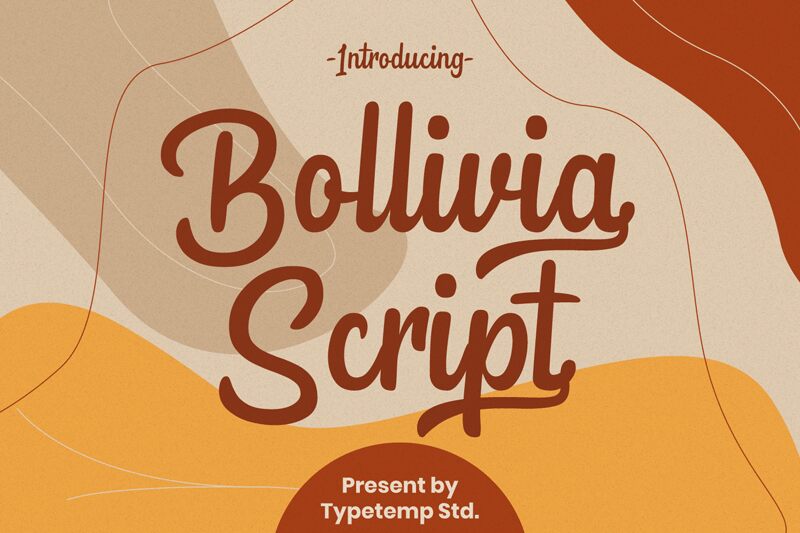 Bollivia Script Carattere