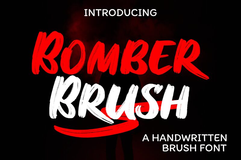 Bomber Brush الخط 