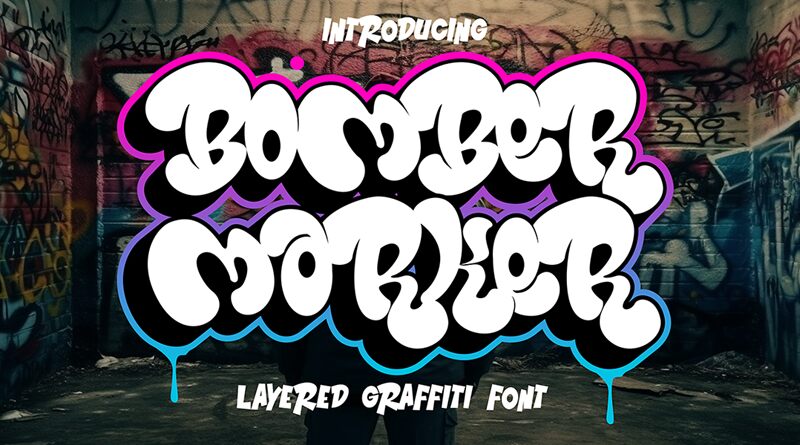 Bomber Marker Font
