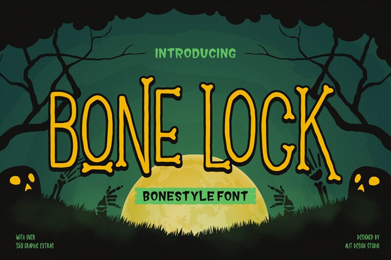 Bone Lock Czcionka