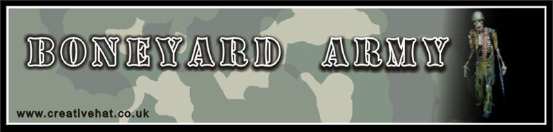 Boneyard Army Schriftart