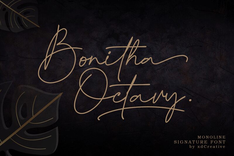 Bonitha Octavy Druh písma