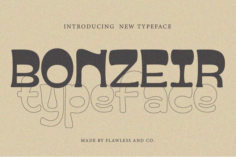 BONZEIR Czcionka