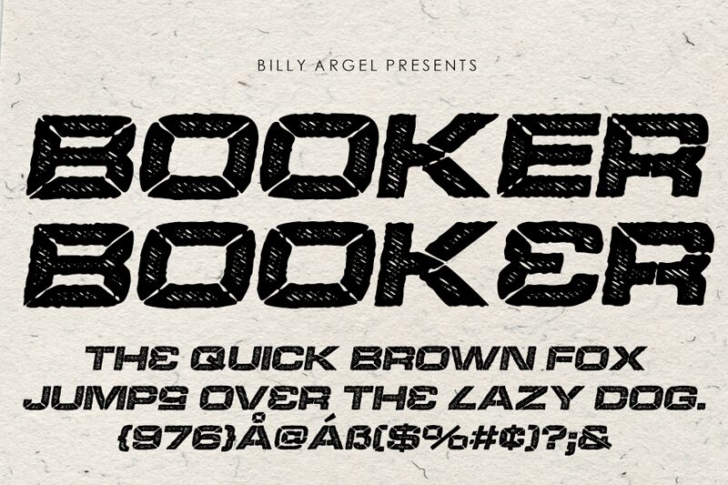BOOKER Schriftart