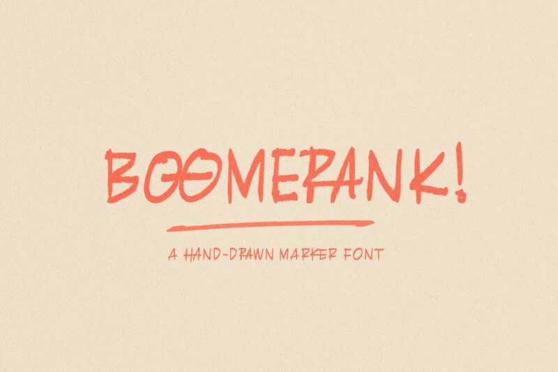 Boomerank Schriftart