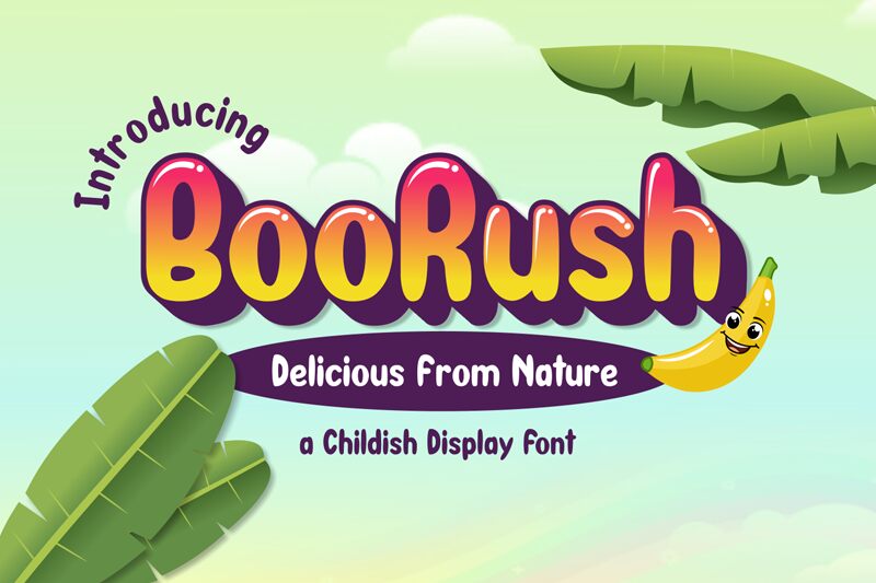 BooRush Schriftart