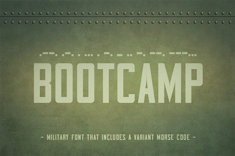 Bootcamp Schriftart
