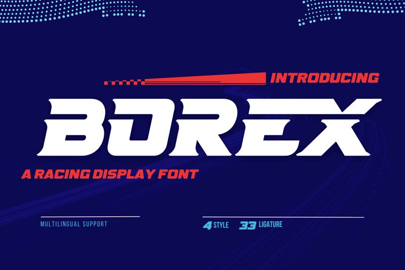 BOREX Schriftart