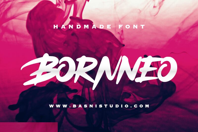 Bornneo Schriftart