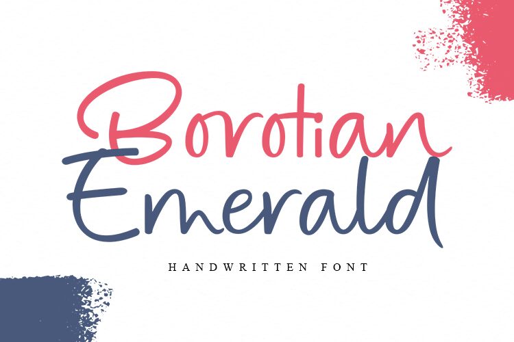 Borotian Emerald Schriftart