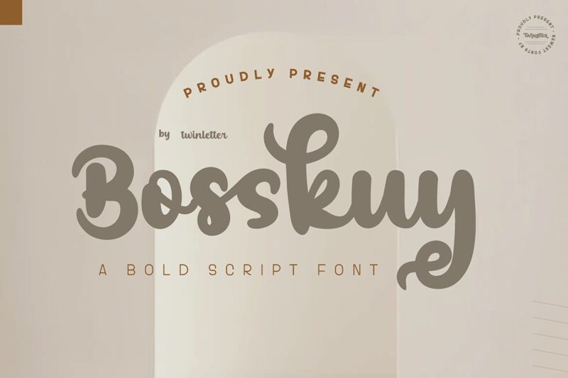 Bosskuy Schriftart