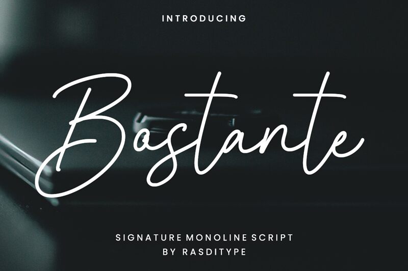 Bostante Schriftart