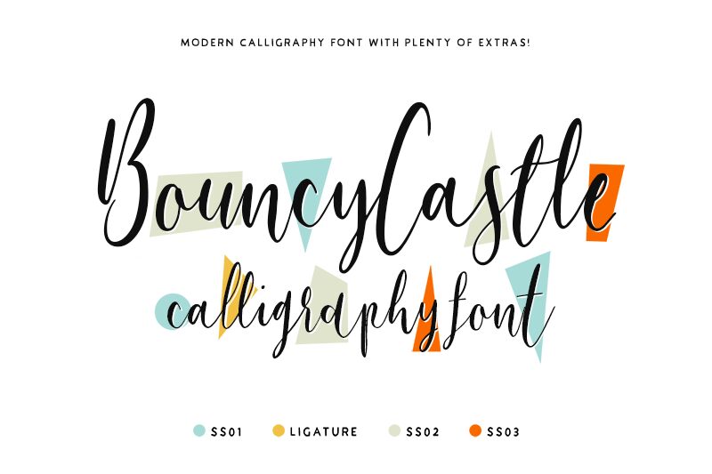 Bouncy Castle Bonus Schriftart