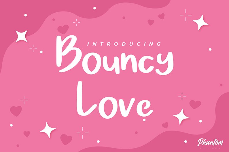 Bouncy Love Schriftart