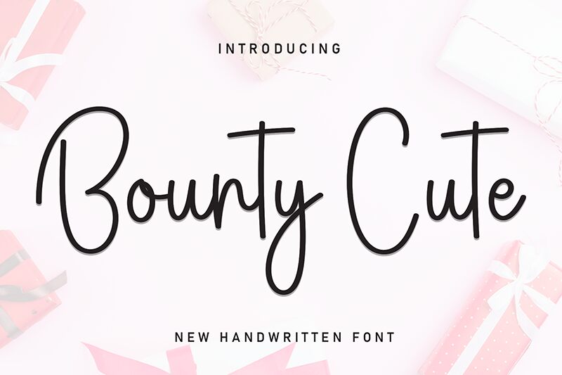 Bounty Cute Schriftart
