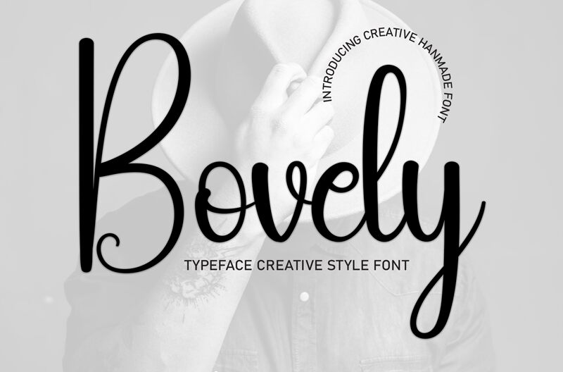 Bovely Czcionka