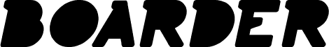 BOARDER Italic