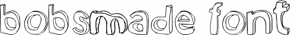 Podgląd czcionki bobsmade font