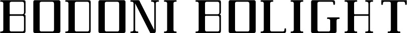 Bodoni Bolight Regular