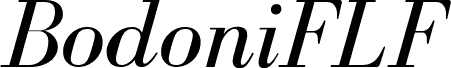 BodoniFLF-Italic