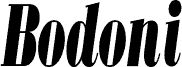 BodoniUltraFLFCond-Italic