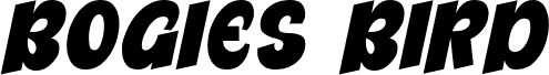 Bogies Bird Italic