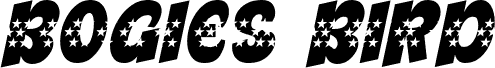 Bogies Bird Stars Italic