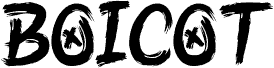 Preview of the Boicot font