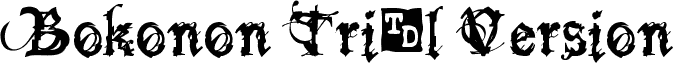 Bokonon Trial Version