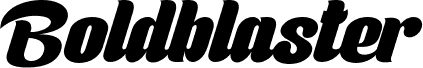 Boldblaster Italic